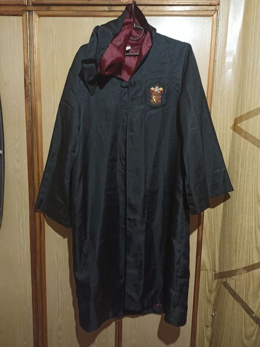 Карнавальный плащ мантия Гарри Поттера Гриффиндор  взрослый размер L