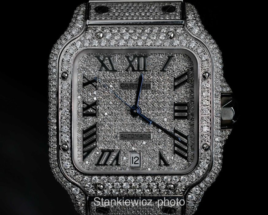 zegarek Cartier Santos Large diamentowy
