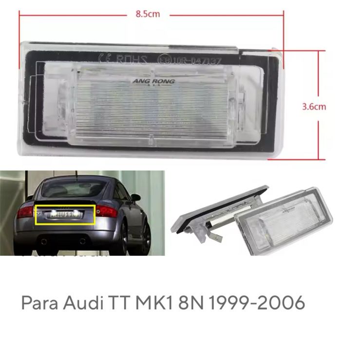 Luz matricula Led - Audi - passat