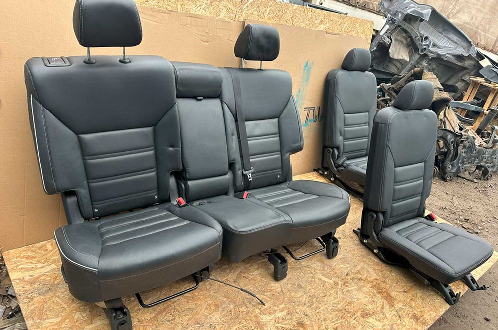 Салон сидушки сидения Kia sorento GT Line 2015 - 2020 Кожа шкіра 7мест