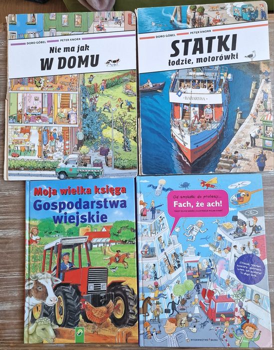 4 Książki dla dzieci w twardej okładce