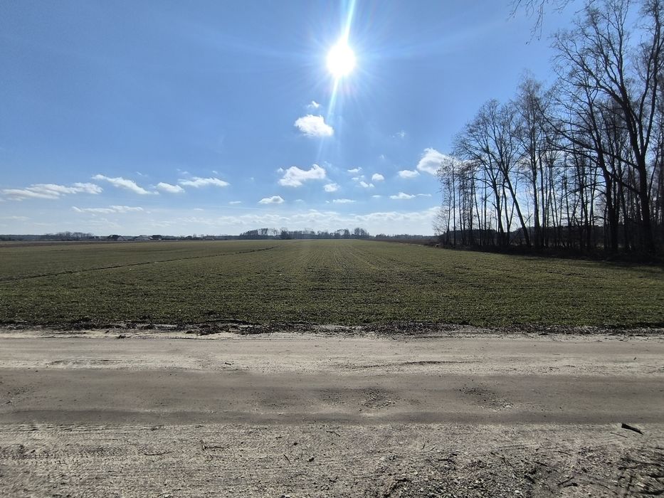 Działka budowlana 3800 m kw. Malanów gm. Lutomiersk