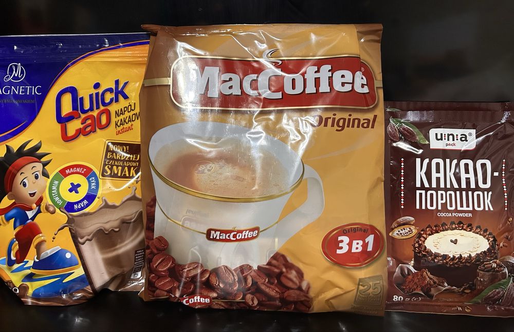 Кавовий напій Макофе 3в1 Original Какао Magnetic Юна какао-порошок