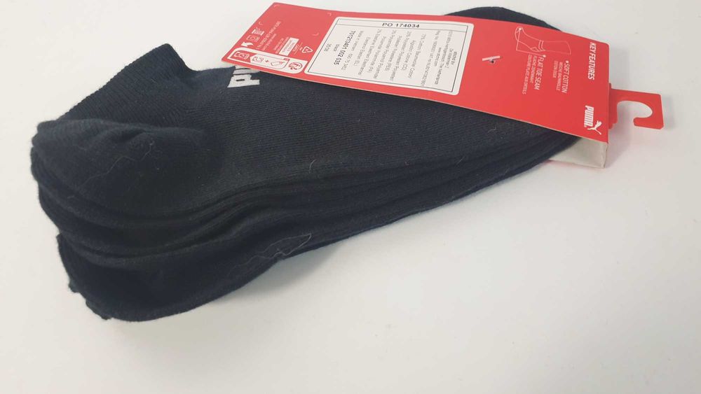 Puma Skarpetki PUMA SNEAKER STOPKI SKARPETY czarny rozmiar 35-38