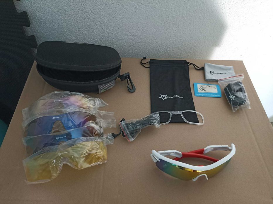 Óculos de ciclismo (5 lentes)
