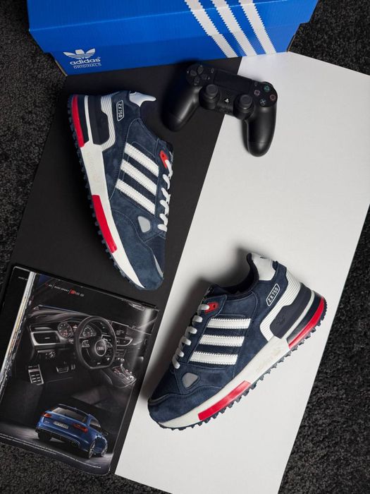 Чоловічі кросівки адідас Adidas ZX 750 Navy Red White [41,42,43,44,45]