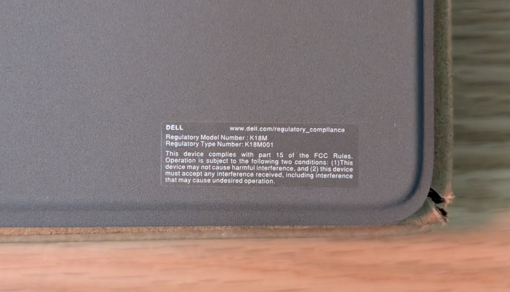 Клавіатура Dell K18M latitude 7200 7210 2in1 024D3M Tablet Keyboard