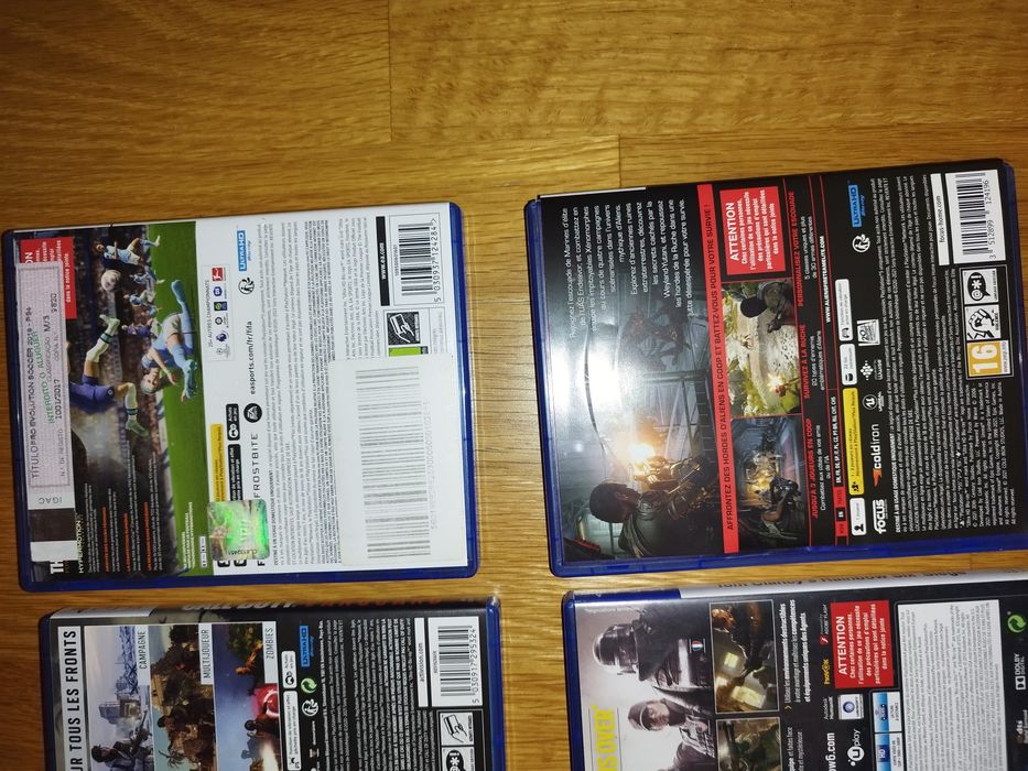 Lote jogos PlayStation 4 e 5