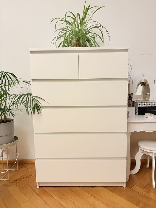 Komoda ikea malm 6 szuflad