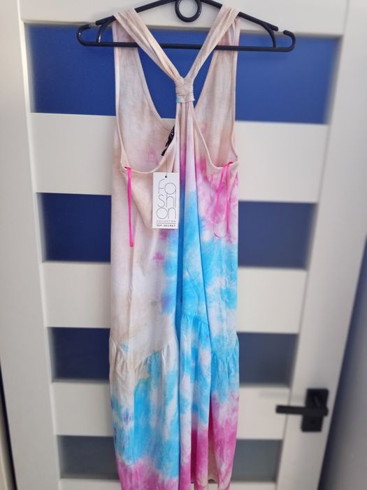 Nowa pastelowa sukienka damska uni