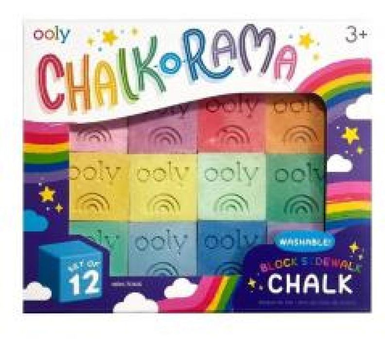 Kreda chodnikowa Chalk-o-Rama 12szt ooly pudełko,191x171 mm