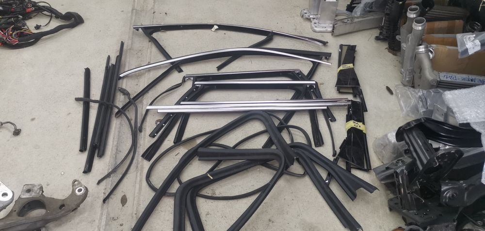 Cayenne 958 элементы дверей, хром, уплотнители