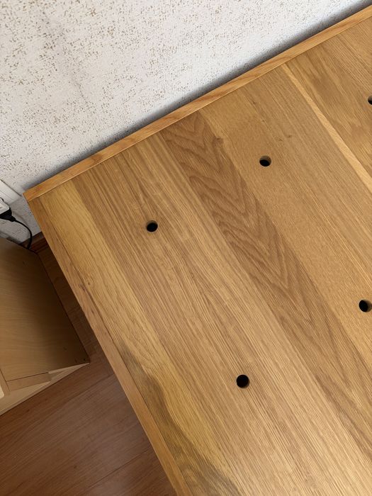 Base de Cama em Madeira c/ Rodas