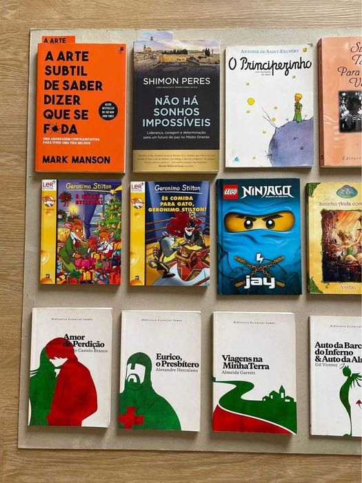 Lote recheio livros (auto-ajuda, poesia, romance, literatura infantil)
