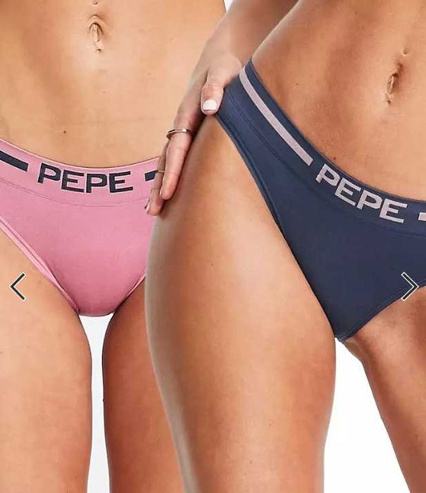 Pepe Jeans 2szt dwupak majtek damskich figi S 36