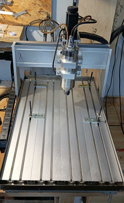 Frezarka CNC 6040 + 4 oś obrotowa + system wodnyy