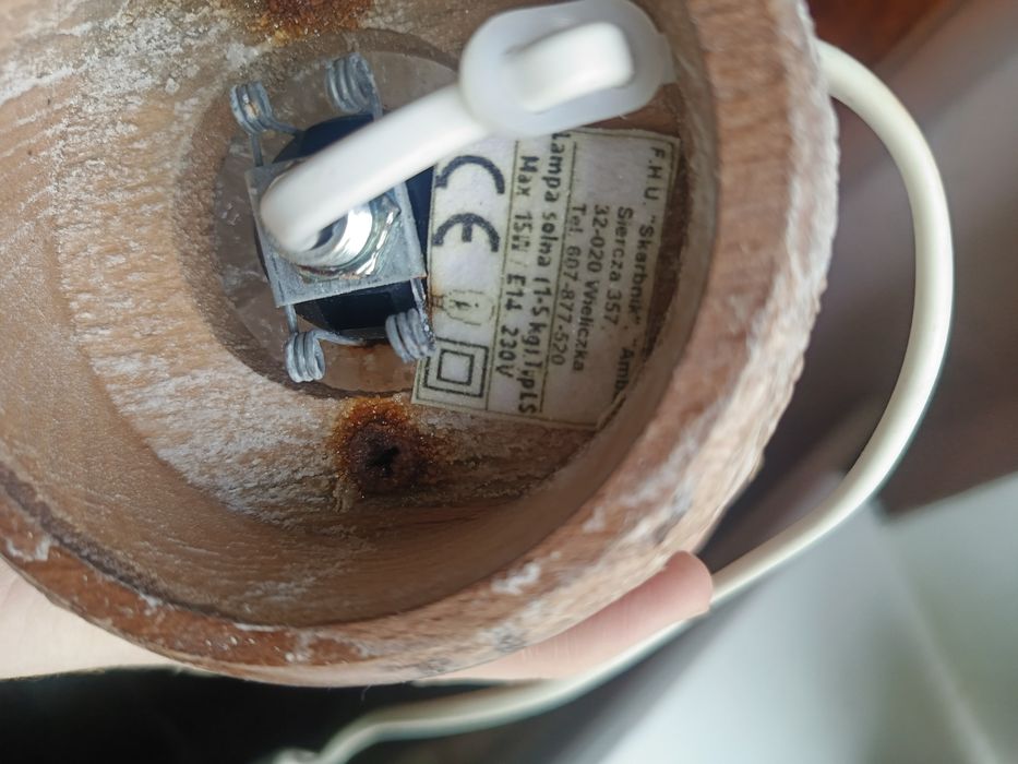 Натуральна соляная лампа