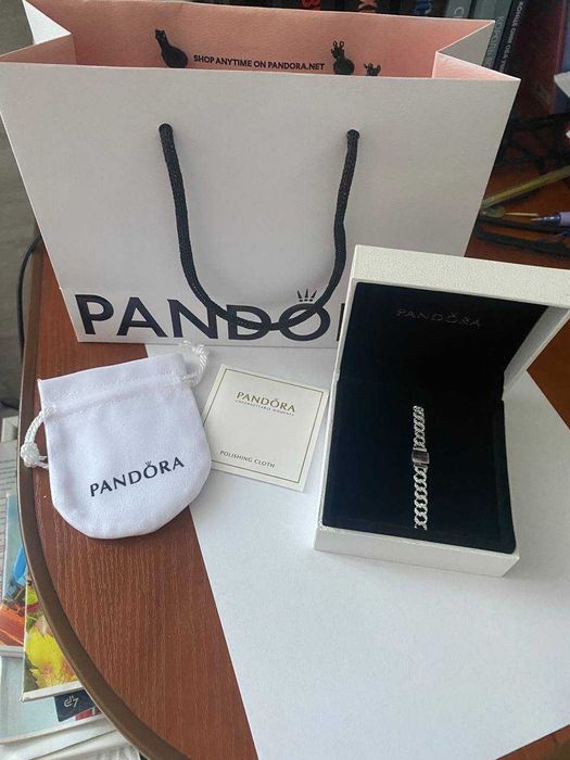 Браслет пандора " Кубинське плетіння паве"