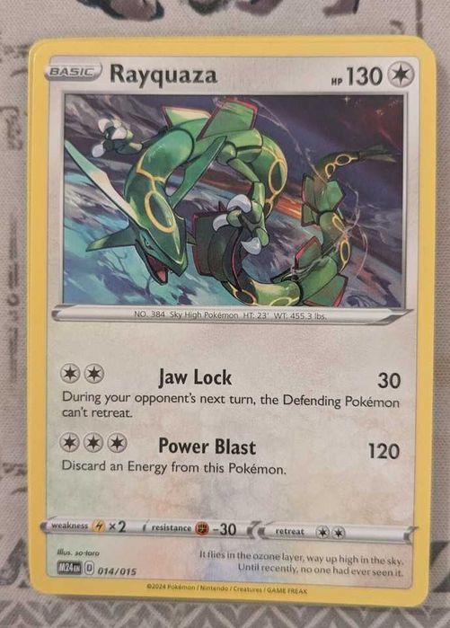 Pokemon TCG: McDonalds 2025 Dragon Discovery - Rayquaza (014/15)