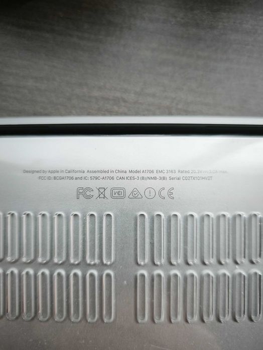 MacBook Pro A1706 – Peças e Acessórios Originais