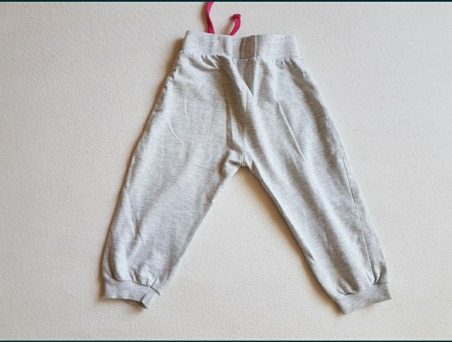 Szare spodnie Daisy Disney 86 dresowe od 1 do 2.5 roku
