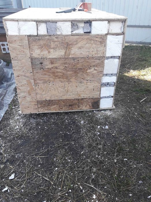 Будка термо для собаки из сип панелей