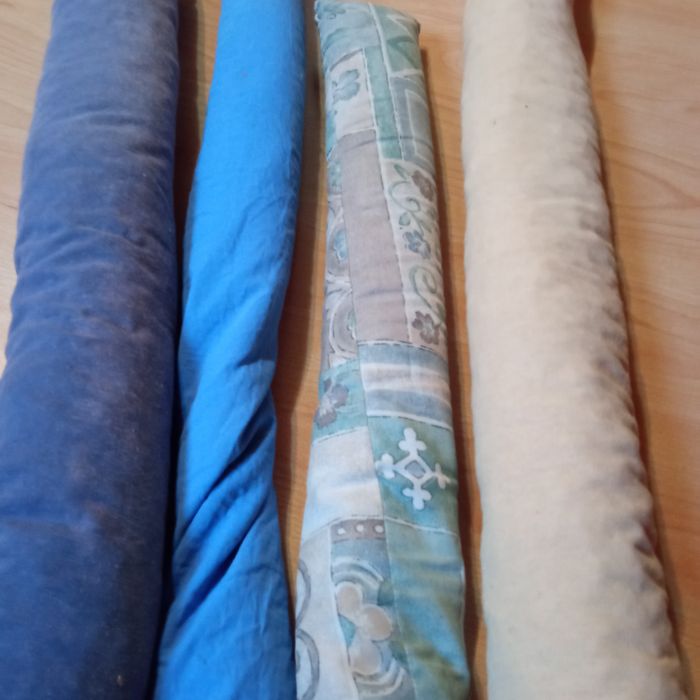 "Rolos" para portas em tecido