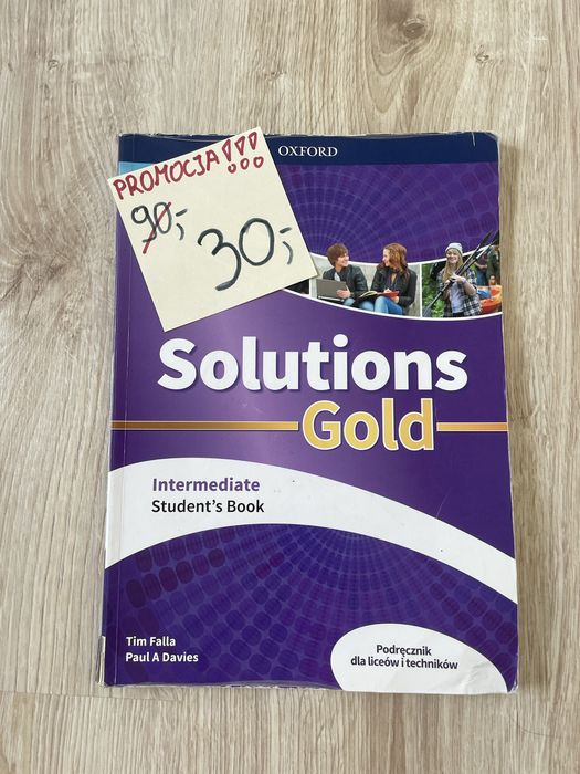 Solutions Gold Intermediate Język angielski klasa 1