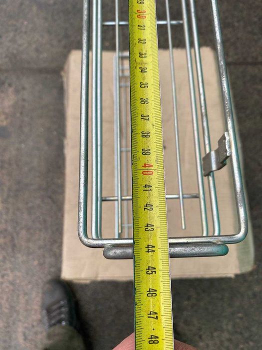 Выдвижная корзина карго для кухни с боковым креплением 150мм 2 полки