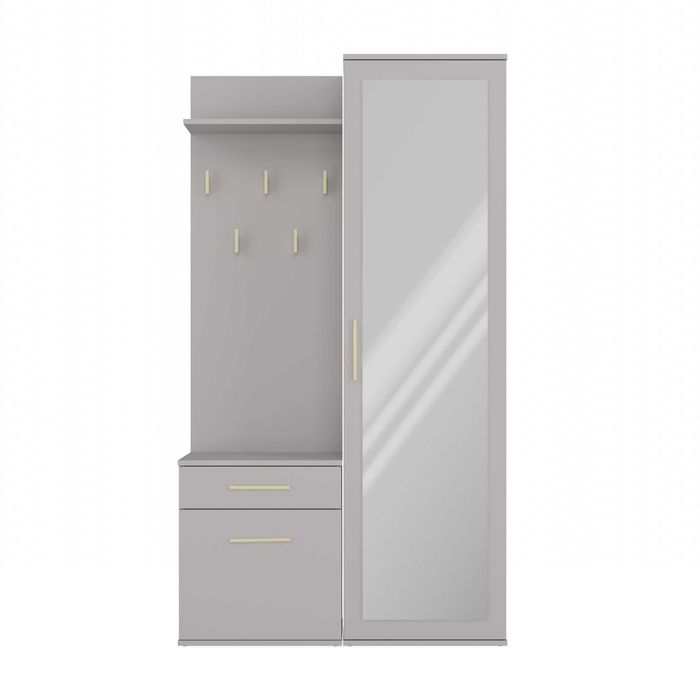 Garderoba DUO Szafa Lustro Wieszak Do Przedpokoju KASZMIR