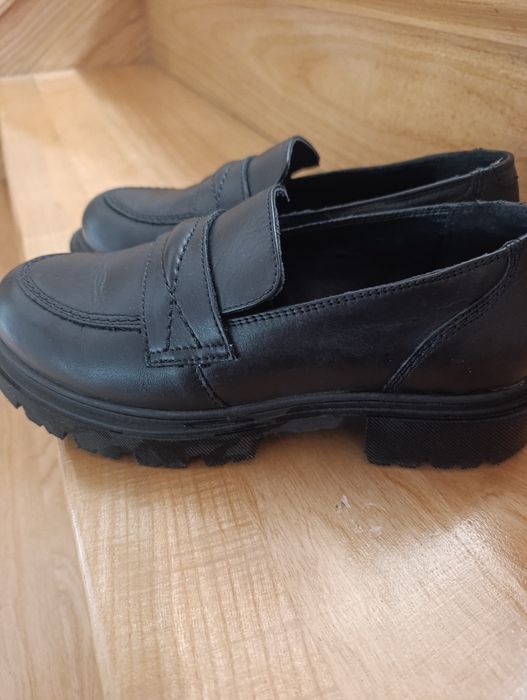 Loafersy Lasocki skóra naturalna