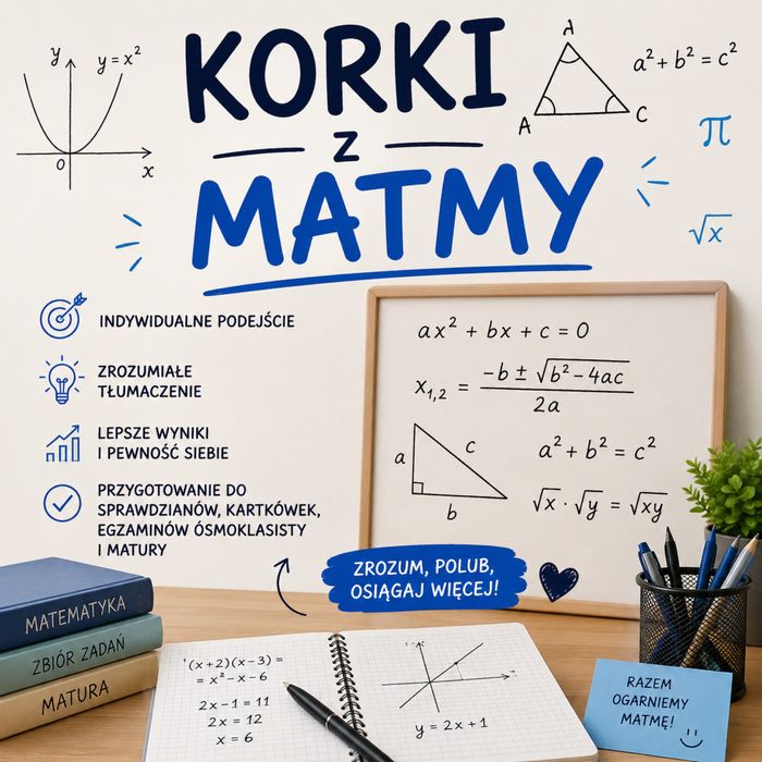 Korepetycje z matematyki matura liceum podstawowka
