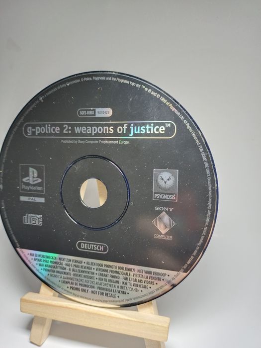 G-Police 2: Weapons of justice Ps1 Psx Wydanie Promo