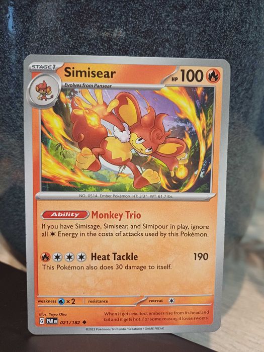 Carta Pokémon Simisear #21