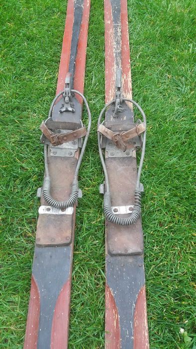 Przedwojenne  Narty - drewniane