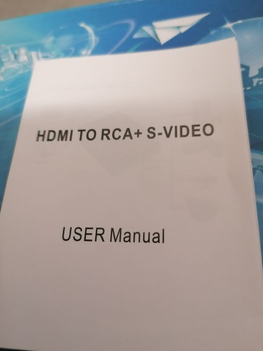 Konwerter HDMI na RCA S-Video