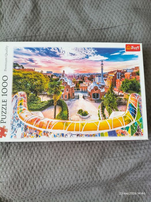 puzzle 1000 Zachód słońca nad Barceloną