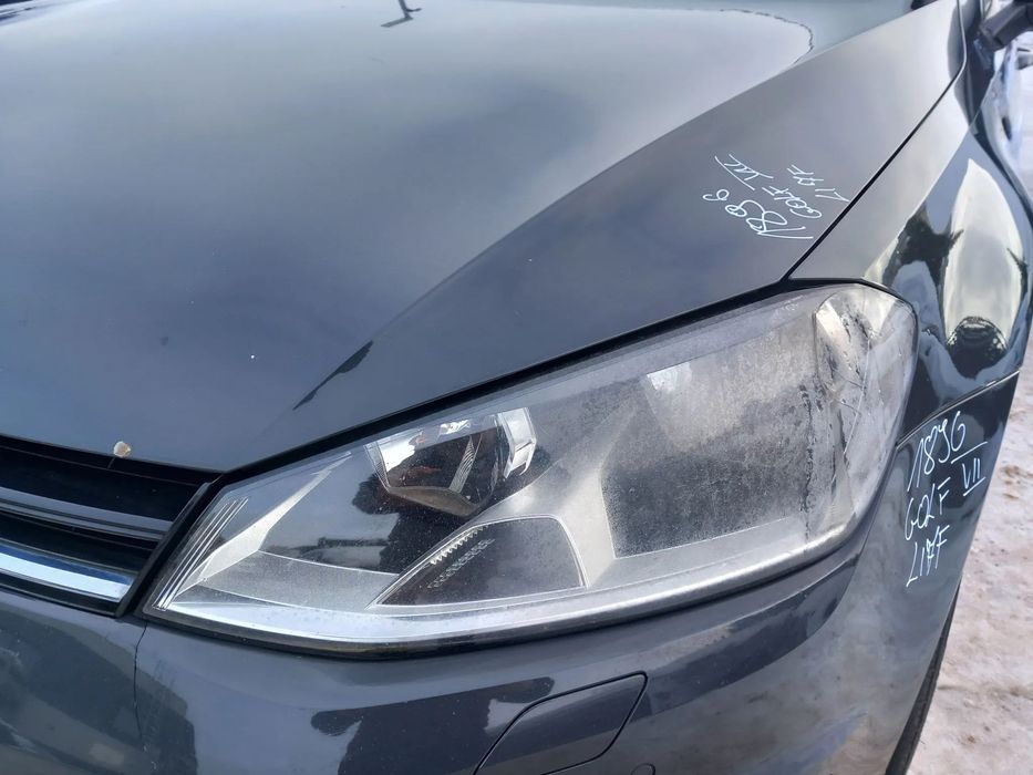 VW GOLF VII LAMPA REFLEKTOR LEWA PRZEDNIA LEWY PRZÓD USZKODZONA