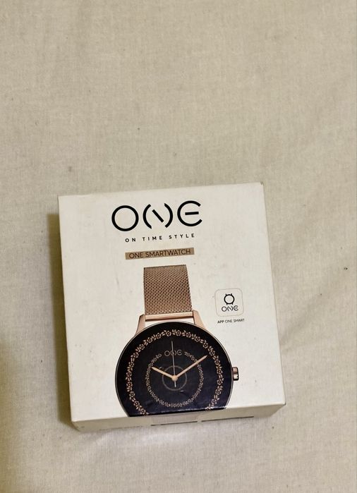 Smartwatch ONE Smart Rose Gold com Caixa e Carregador