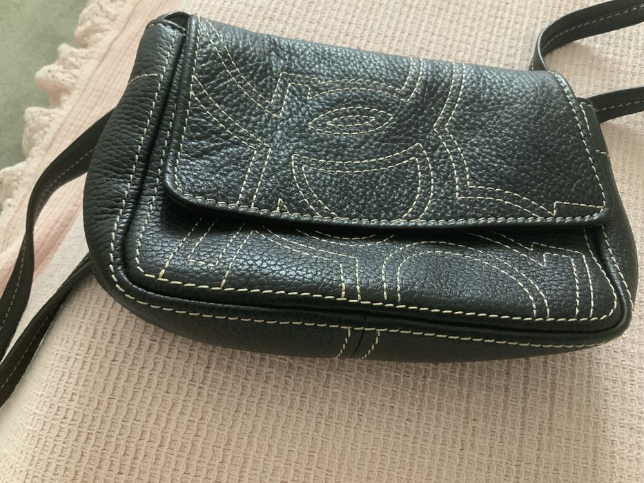 Carteira em pele castanha Purificacion Garcia