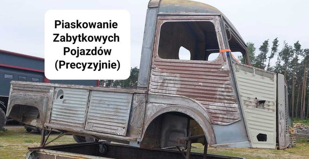 Piaskowanie samochodów zabytkowych, maszyn rolniczych , pojazdów,mebli