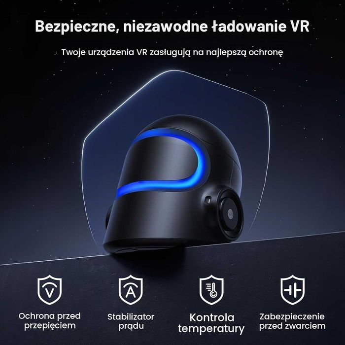 CyberCore Lite firmy Aubika, VR stacja ładująca akcesoria do Meta Quest 3S