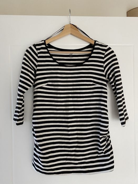 Klasyczna bluzka ciazowa w prazki HM mama