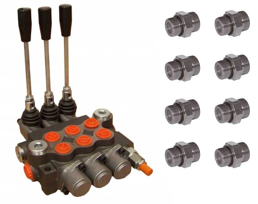 Siłownik hydrauliczny ST2-520 wywrotu przyczepy D-35 D-47 teleskopowy