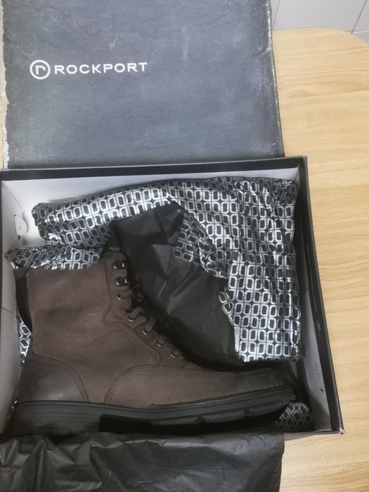 botas rockport usadas apenas uma vez