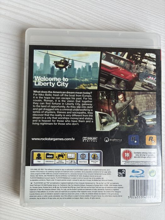 Grand theft auto 4 ps3