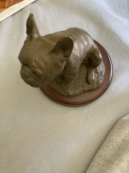 Estatua Inglesa de Bronze de Bulldog Frances