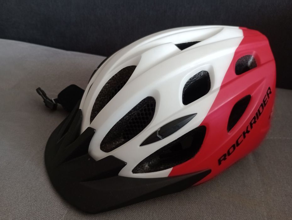 Kask BTWIN Rockrider Tren MTB Red S 51-56 cm Decathlon