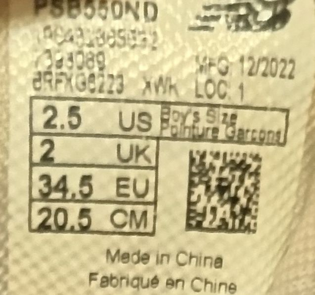 Tênis 34.5 new balance