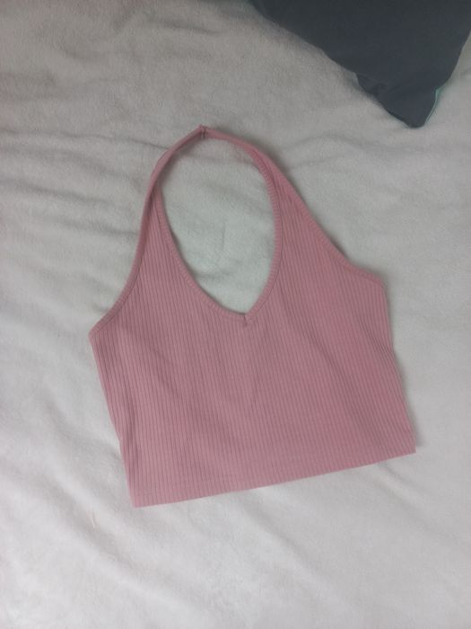 letni różowy top